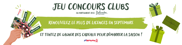 Jeu concours clubs bannière Jeu concours clubs bannière