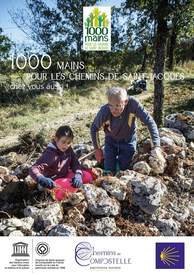 Les associations 1000 mains sur les sentiers vers Compostelle Les associations 1000 mains sur les sentiers vers Compostelle