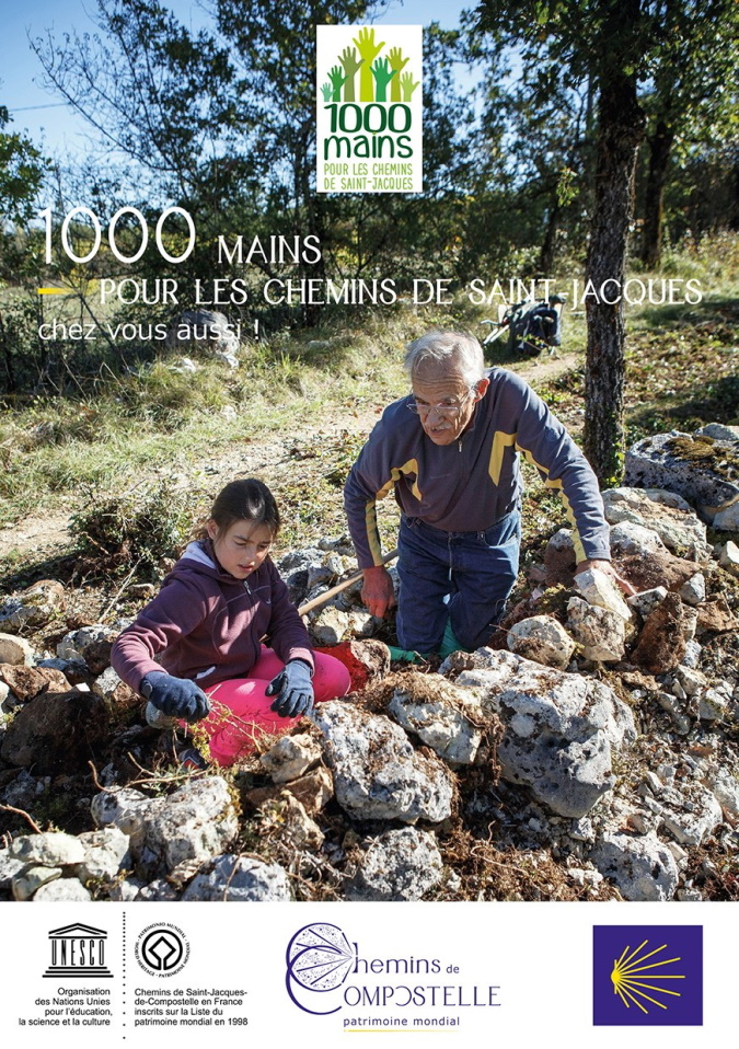 Les associations 1000 mains sur les sentiers vers Compostelle   