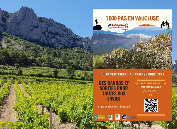 Le Vaucluse fait la promotion de la randonnée 