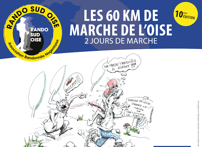 Les 60 kms de L'Oise : 2 jours de marche, les 27 et 28 juin 2026 