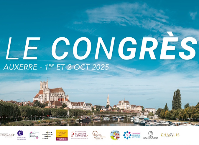 Congrès d’ ADN tourisme – Auxerre – 1er et 2 octobre 2025