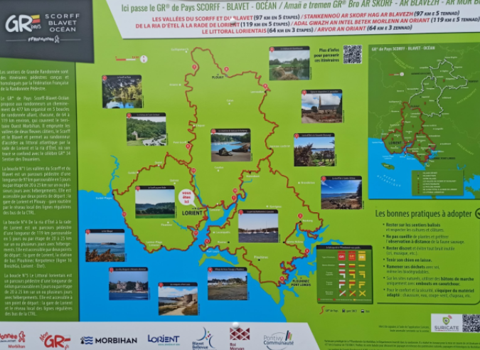 Le GR ® de Pays Scorff Blavet Océan a été inauguré à Lorient Le GR ® de Pays Scorff Blavet Océan a été inauguré à Lorient