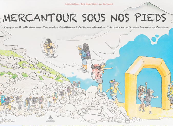 Livre : “Mercantour sous nos pieds “ 