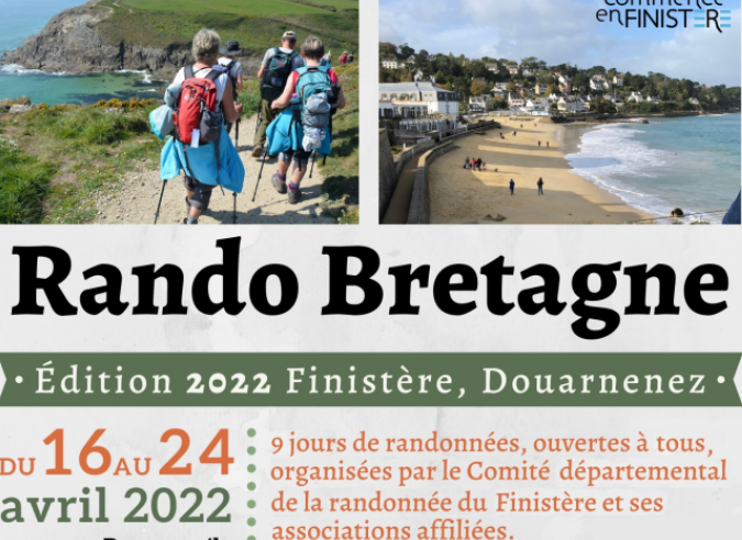 La Rando Bretagne est de retour du 16 au 24 avril 2022 