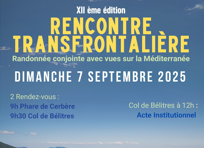 Rencontre transfrontalière des Pyrénées - 7 septembre 2025 - col de Bélitres - Pyrénées orientales