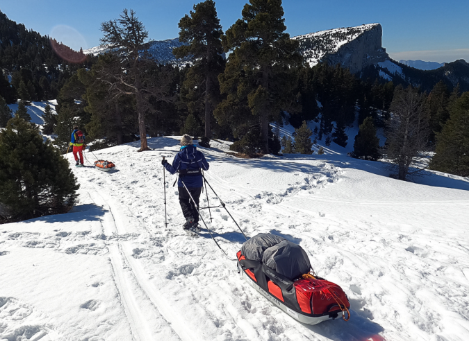 Hauts Plateaux du Vercors : Une itinérance à raquettes à neige 