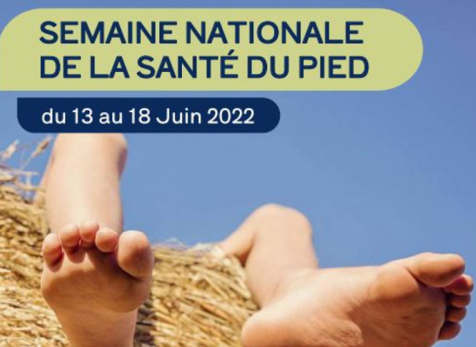 Semaine de la santé du pied ( 13 – 18 juin 2022 )