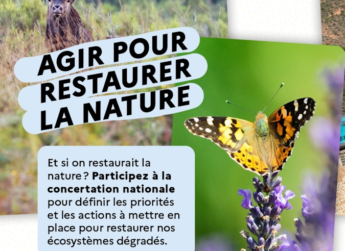 Concertation : “Agir pour restaurer la nature” Concertation : “Agir pour restaurer la nature”