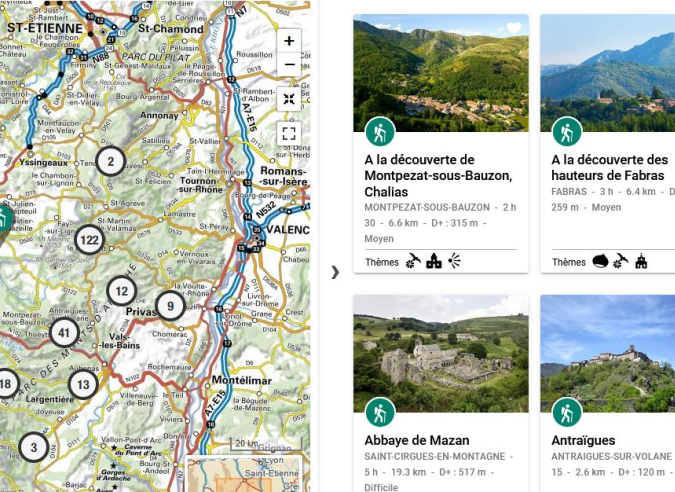 Randonner au cœur des Monts d’Ardèche, smartphone en main !