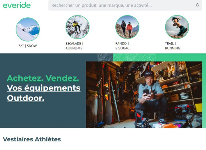 Une application pour donner une seconde vie à l’équipement outdoor 