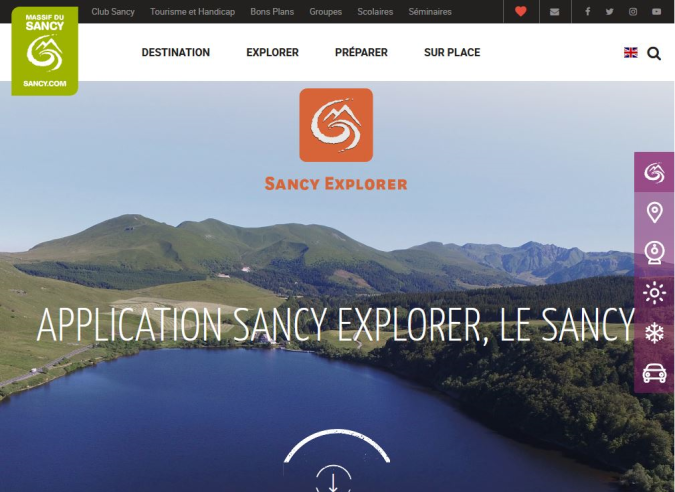 Une application pour découvrir le massif du Sancy à pied