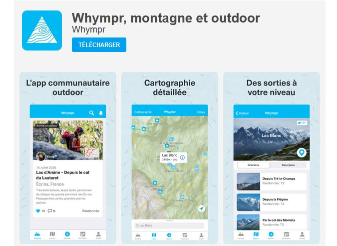 L’application de cartographie   iPhiGéNie rachetée  par Whympr  