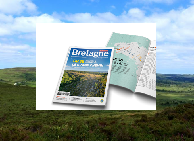 Le sentier breton GR® 38 dans le magazine Bretagne magazine 