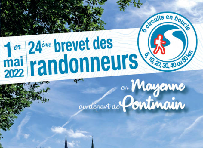 Brevet des randonneurs de Mayenne – Pontmain – 1er mai 2022 