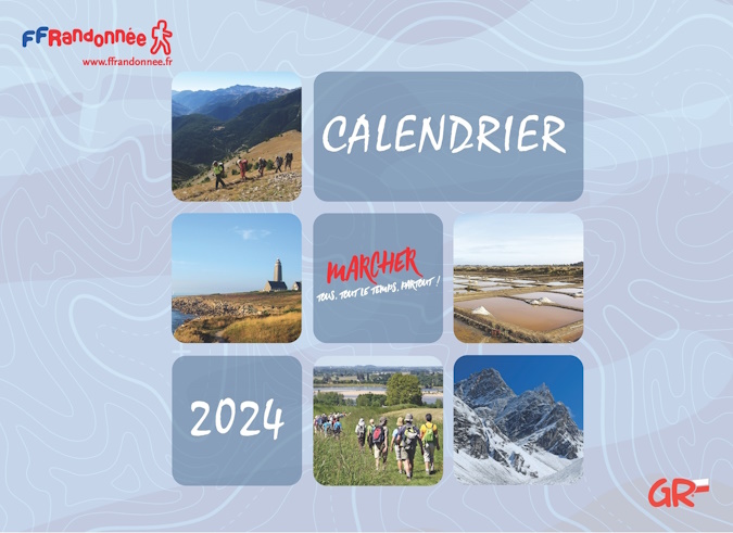 Un cadeau pour randonneur : le calendrier FFRandonnée