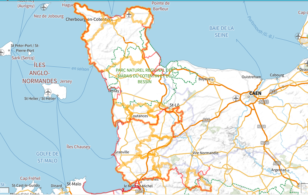 carte cotentin