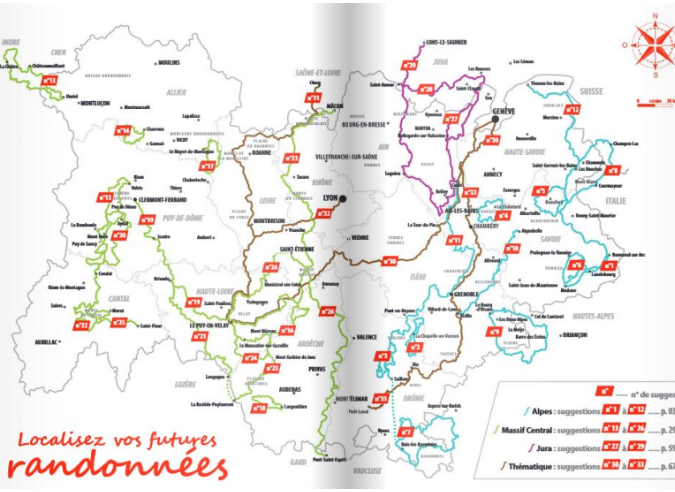 Des idées rando d’itinérances en Auvergne-Rhône-Alpes