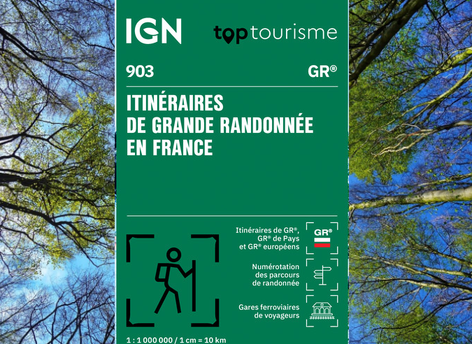 La Carte IGN des sentiers de Grande Randonnée, une aide à la planification 