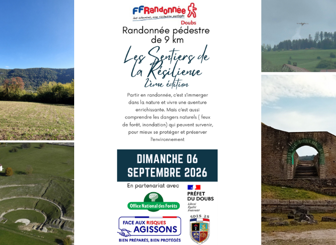 Doubs :  Les Sentiers de la Résilience - 06 septembre 