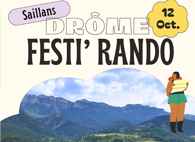Drôme Festi Rando : la fête de la rando de la Drôme - 12 octobre 2025 - Saillans