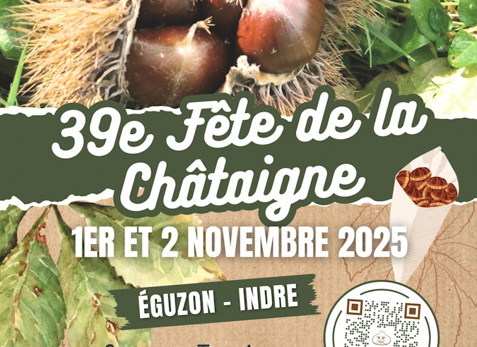Fête de la châtaigne d’Eguzon - 31 octobre au 2 novembre 2025 