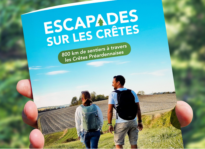 Le guide « Escapades sur les Crêtes » : des parcours balisés sur les Crêtes préardennaises