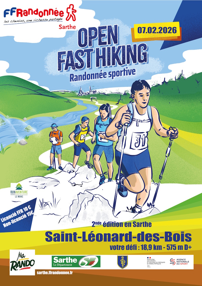 Open de Fast Hiking - Saint-L&eacute;onard-des-Bois &ndash; Sarthe &ndash; 7 f&eacute;vrier  2026
