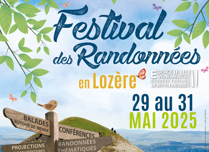 Festival des randonnées en Lozère - de Mende – 29 – 31 mai 2025 Festival des randonnées en Lozère - de Mende – 29 – 31 mai 2025