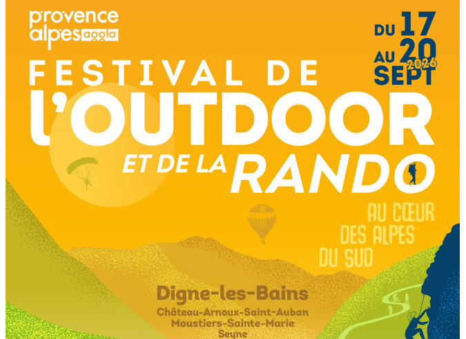 Festival de l’Outdoor et de la Rando  - 17 – 20 septembre - Provence Alpes Agglomération 