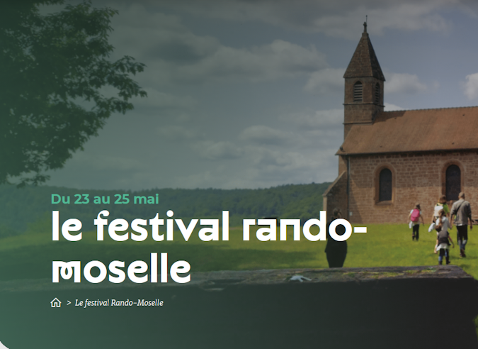 Festival Rando-Moselle Saint-Quirin 23-25 mai 2026 