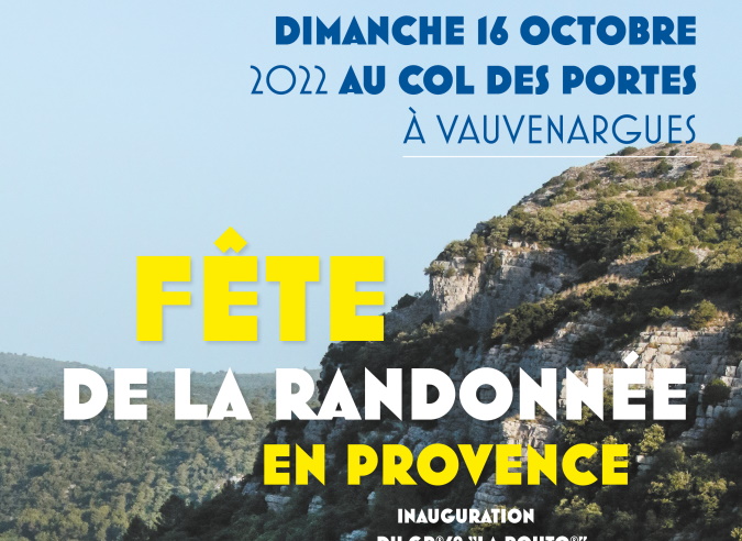 Fête de la randonnée dans les Bouches du Rhône - 16 octobre 2022 