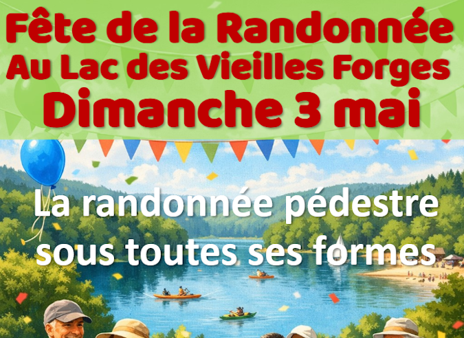  Fête de la Randonnée des Ardennes -  Lac des Vieilles Forges - 3 mai