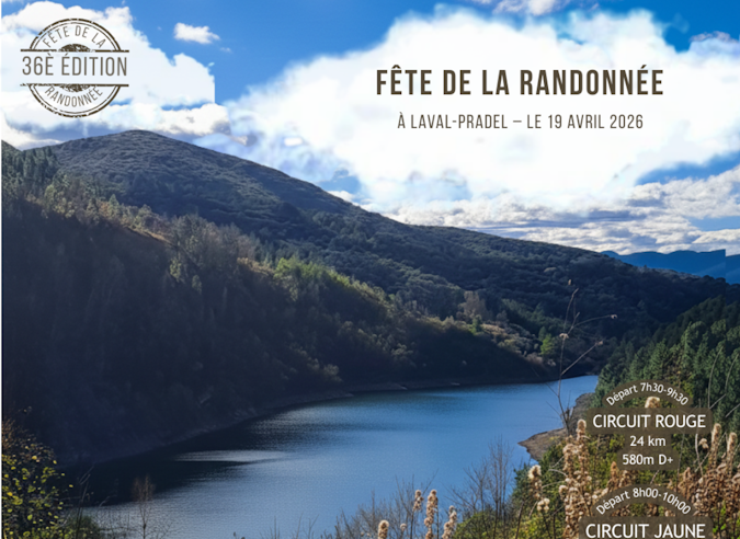 Fête de la Randonnée du Gard, - 19 avril - Laval-Pradel 