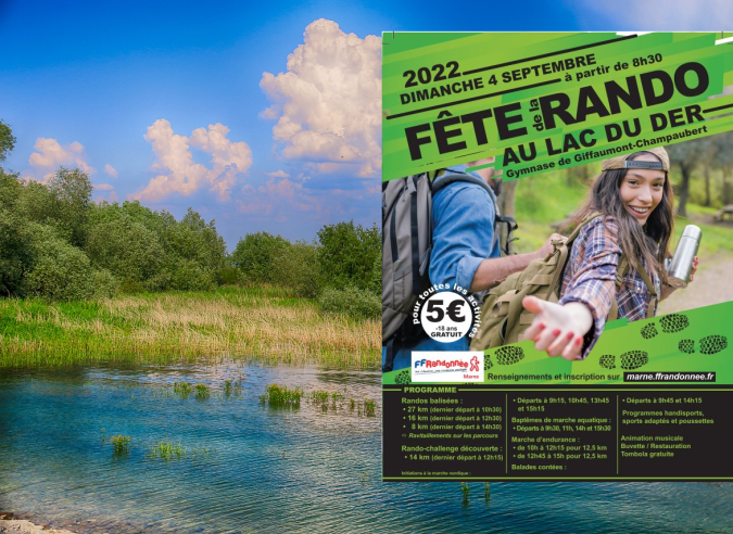 Fête de la randonnée au Lac du Der (Marne) le 04 septembre 2022 Fête de la randonnée au Lac du Der (Marne) le 04 septembre 2022