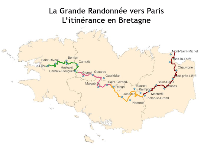 La Grande Randonnée 2024 vers Paris : la Bretagne se prépare