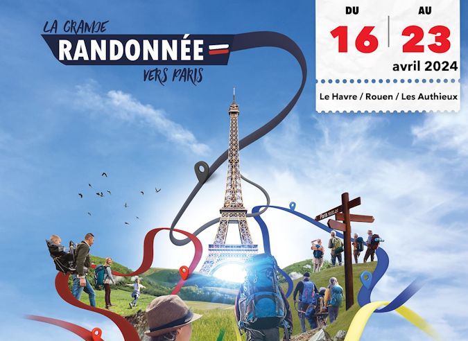 La Grande Randonnée vers Paris en Seine Maritime (16 – 23 avril 2024) 