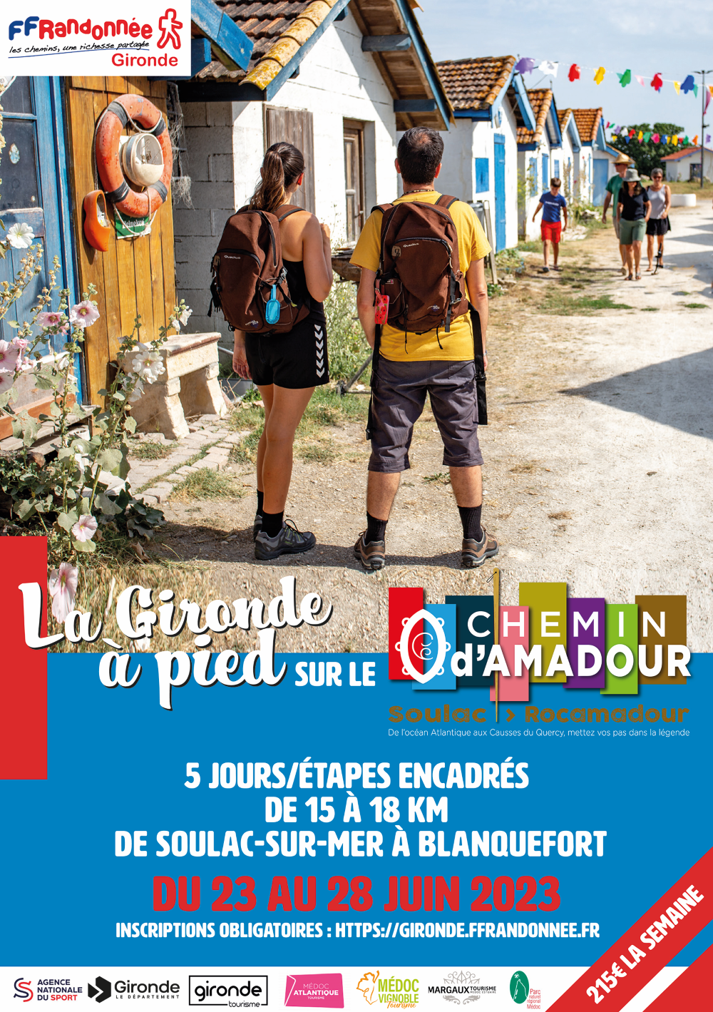gironde a pied