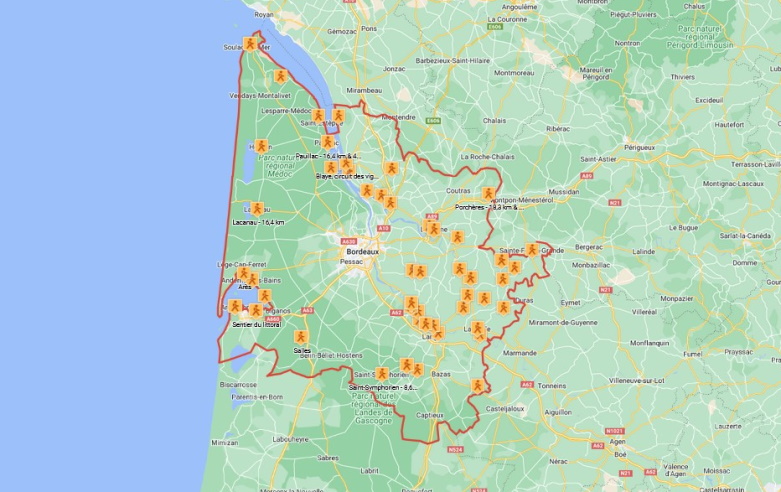 carte gironde