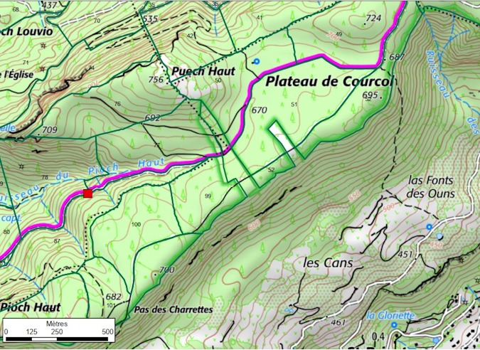  Fermeture temporaire d’un tronçon du GR®7 dans l'Hérault