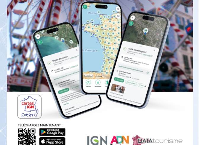 Un partenariat fructueux entre DATAtourisme et IGN  