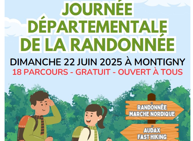 Journée départementale de la randonnée de la Seine Maritime – 22 juin 2025 – Montigny Journée départementale de la randonnée de la Seine Maritime – 22 juin 2025 – Montigny