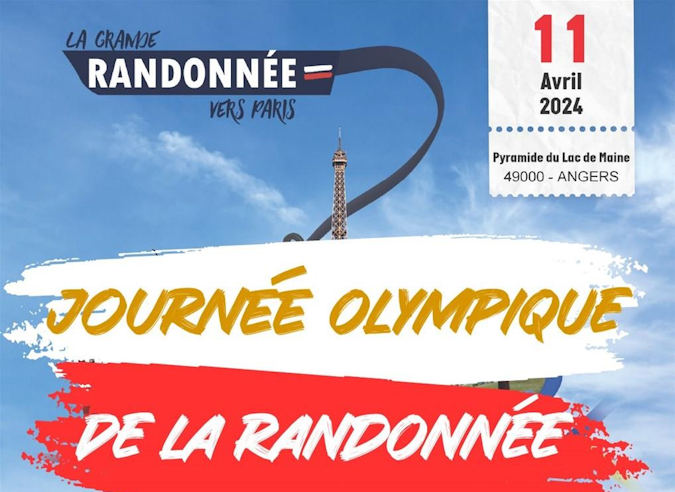 "Journée Olympique de la Randonnée" dans le Maine et Loire le jeudi 11 avril 2024 !