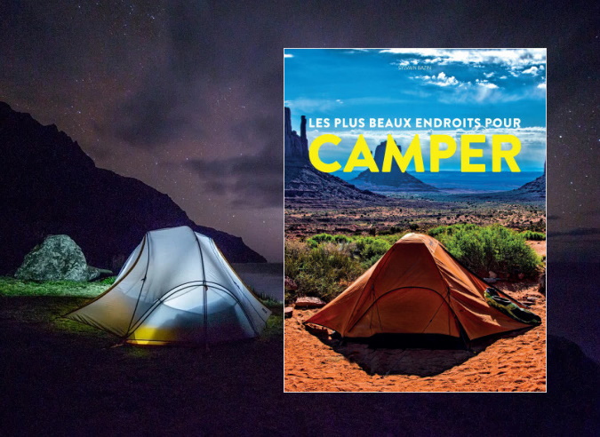 Livre : "Les plus beaux endroits pour camper".