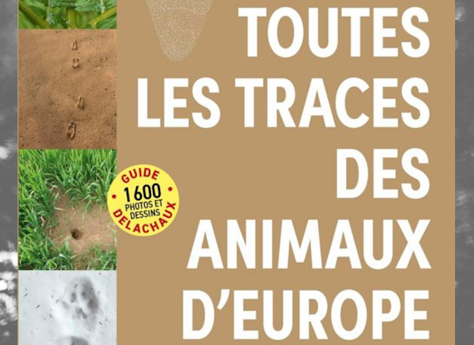 Livre : “ Toutes les traces des animaux d'Europe” 