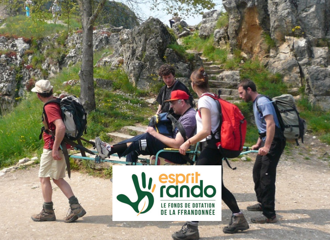 Esprit Rando soutient une restauration sur le GR® 59 dans l’Ain