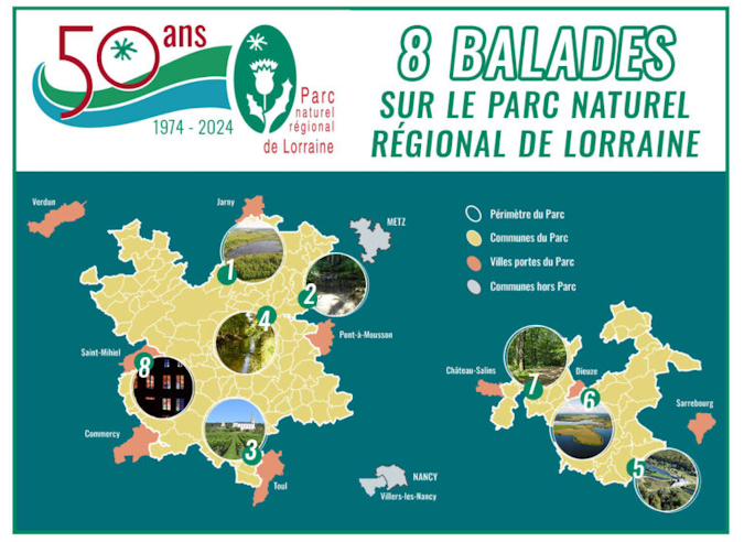 Les balades des 50 ans du Parc naturel régional de Lorraine 