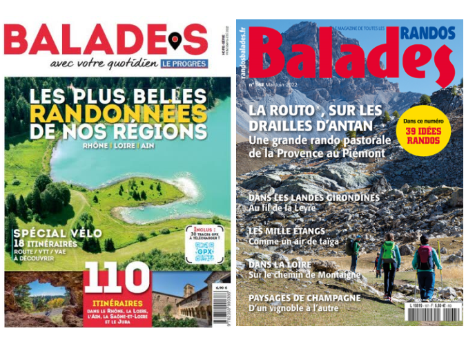 La randonnée dans la Loire à travers la presse magazine 