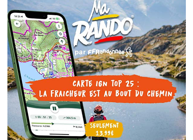 L’appli MaRando® : votre alliée pour randonner quand il fait chaud ! L’appli MaRando® : votre alliée pour randonner quand il fait chaud !