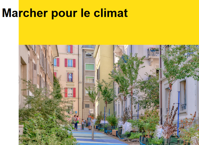 La marche comme réponse au défi climatique